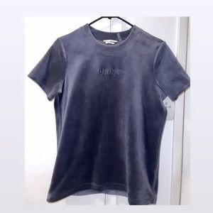 DKNY women’s sport velvet top